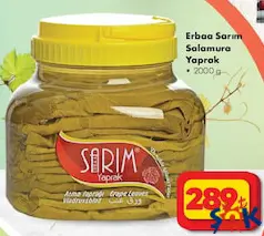 ERBAA SARIM SALAMURA YAPRAK 2000 G